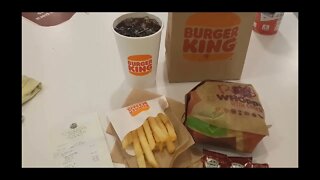Burger King Menu in Mexico.