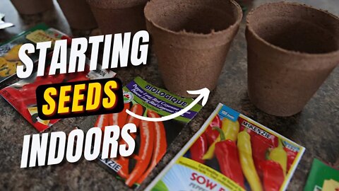Starting Our Garden With SNOW ON THE GROUND!? | Vegetable Seed Starting Alberta Gardening