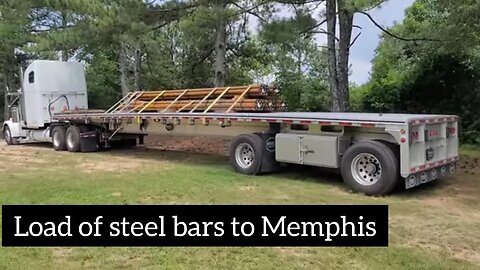 Load of steel bars to Chicago 6-25-23