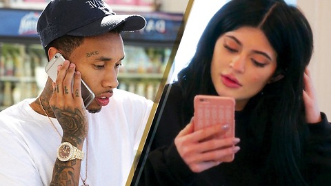 Kylie Jenner Receiving Tyga's Drunk Phone Messages BEHIND Travis Scott's Back!!?