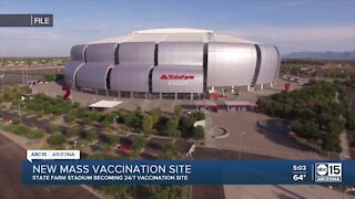 New mass vaccination site in Arizona