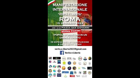 Dr. Massimo Pietrangeli - In diretta da Roma manifestazione internazionale Verità e Libertà