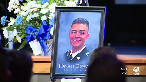 'His heart was so bright, it radiated through his badge': Fairway police, family honor Jonah Oswald