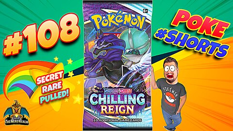 ⭐Secret Rare Pulled!⭐ Poke #Shorts #108 | Chilling Reign | Pokemon Cards Opening