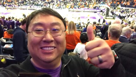 The Northwestern University Wildcats Basketball Game at the Allstate Arena vs Illinois 12/1/2017