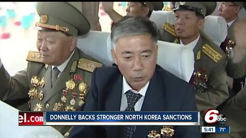 Indiana Sen. Joe Donnelly supports stronger North Korea sanctions