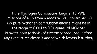 Fuel Cells Emit NOX more than H2 Fuel Engines ?