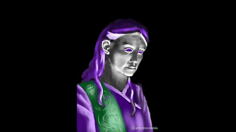 Underlit Purple Snake Priest #shorts #shortsfeed