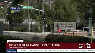 Bomb threat prompts evacuation at San Marcos High School