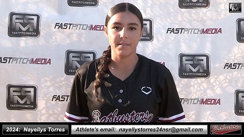 2024 Nayellys Torres 4.25 GPA Pitcher & 2nd Base Softball Recruiting Skills Video- Batbusters Gomes