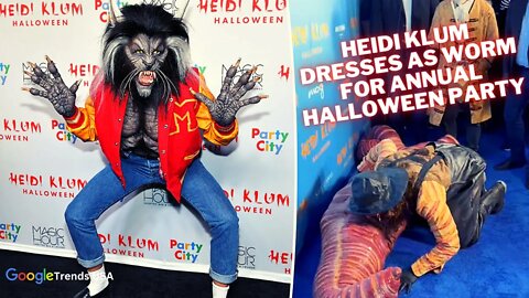Heidi Klum Dresses As Worm For Annual Halloween Party