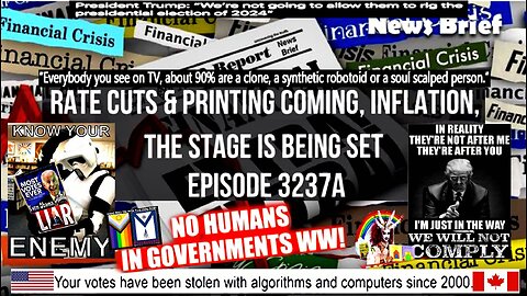 Ep. 3237a - Rate Cuts & Printing Coming, Inflation, The Stage Is Being Set