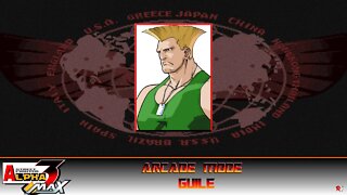 Street Fighter: Alpha 3 Max: Arcade Mode - Guile
