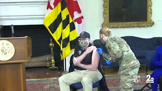 Gov. Hogan, First Lady receive COVID-19 vaccine