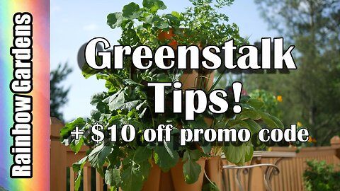 Greenstalk Vertical Garden Growing Tips (+ $10 off Promo Code)