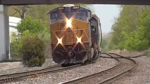 CSX and NS Train Meet from Berea, Ohio May 6, 2023