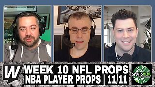 Week 10 NFL Prop Bets and DFS Recommendations | NBA Player Props | Prop It Up for November 11