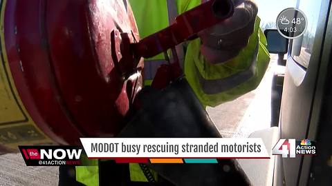MODOT busy resucing stranded motorists