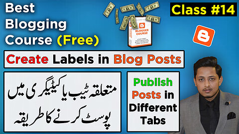 Publish Your Posts on Blogger Category Wise | Create Labels In Blogger | How to Set Label in Blog