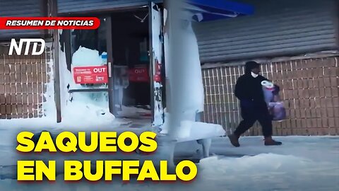 Saqueos en Buffalo tras tormenta; 1.6 millones de solicitudes de asilo: nuevo récord | NTD