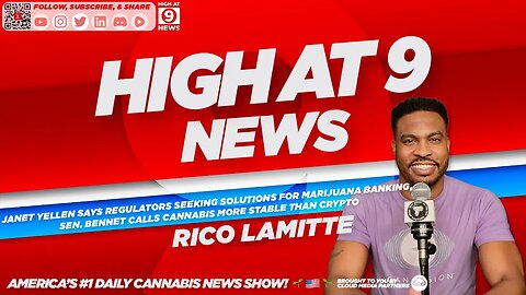 High At 9 News : Rico Lamitte - Sen. Bennet Calls Cannabis More Stable Than Crypto