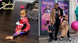 Toya Johnson's Daughter Reign Shows Off Her Gymnastics Routine! 🤸🏽‍♂️