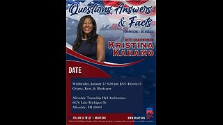 Questions, Answers & Facts with MIGOP chairwoman KRISTINA KARAMO!