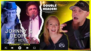 JOHNNY CASH & GEOFF CASTELLUCCI - DOUBLE HEADER! "Ghost Riders in the Sky" // Audio Engineer Reacts