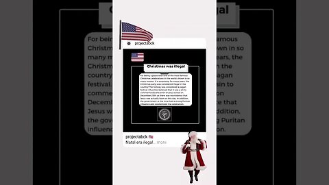 🇺🇸 Christmas was illegal