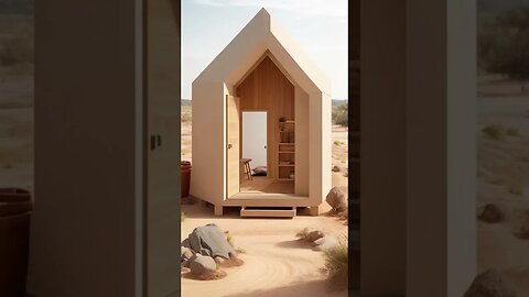 Earthen Clay Bale Tiny Home Design Ideas in Blue