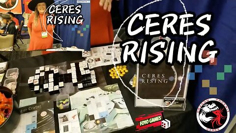 Ceres Rising - Gameplay Preview | MahJong Mining vs Pirates Co-Op | Dragon Phoenix Games | BGG Con
