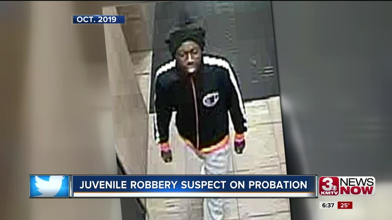Juvenile robbery suspect on probation