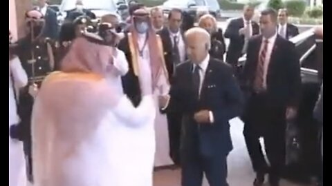 Biden Bumps Fists with Saudi Crown Prince