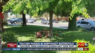 Local teacher parade in Northwest Bakersfield