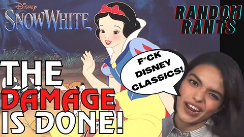 Random Rants: TOO LITTLE TOO LATE! Rachel Zegler "Apology" Videos Surface | Snow White IS DOOMED!