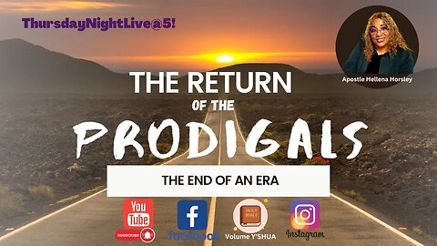 The Return of the Prodigals - Pt14 | ThursdayNightLive@5 | April 13, 2023 - See Full Video from IG