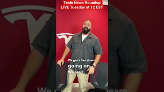 Tesla Barbarian LiveStream Tuesday at Noon! (Eastern Time) Tesla News! Tesla Discussion! #shorts