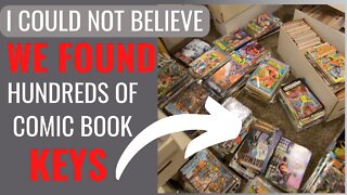 MASSIVE 50 YEAR COMIC BOOK COLLECTION HAUL! HOW MANY KEYS??...