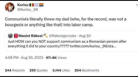 Twitter Bewildered Romanian Does Not Support Communism
