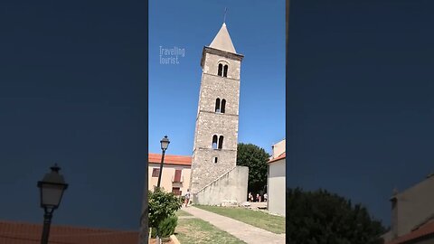 Bell Tower of Church of St. Anselmo [Crkva sv. Anselmo], Nin Croatia #touristattraction #croatia