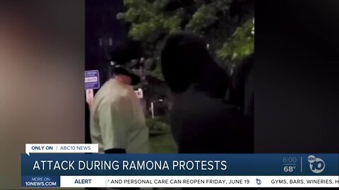 Attack during Black Lives Matter protest in Ramona