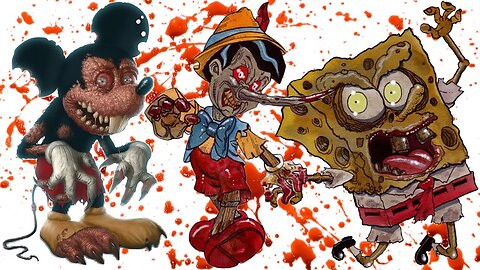 Cartoon Characters as Monsters( Zombies ) - Part 2