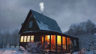 Sleep Immediately to Snow Sound within 5 Minutes [ Snow Falling | Cozy | Winter | HD ]