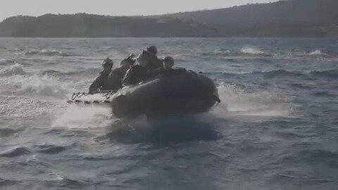 Task Force 61/2Training in Souda Bay, Greece