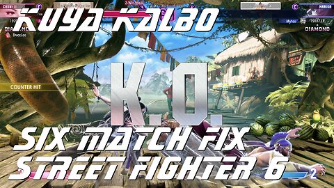 Kuya Kalbo Six Match Fix with Chun Li on Street Fighter 6 as Puyat 03-07-2024