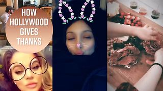 Celebrities do Thanksgiving