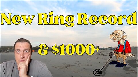 Best Metal Detecting Day Ever? Half Of NYC Lost A Ring Here: $1000 Day