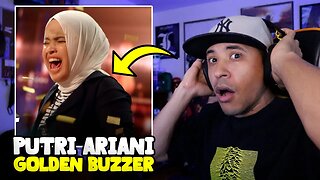 SHE MADE ME CRY | Putri Ariani Receives the GOLDEN BUZZER from Simon Cowell | AGT 2023 (Reaction)