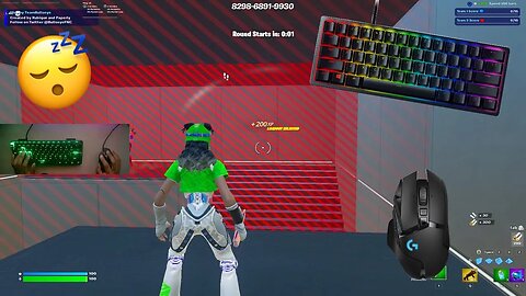 Razor Huntsman Mini ASMR Chill🤩 Piece Control 1v1🏆Satisfying Keyboard Fortnite