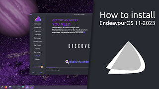 How to install EndeavourOS 11-2023